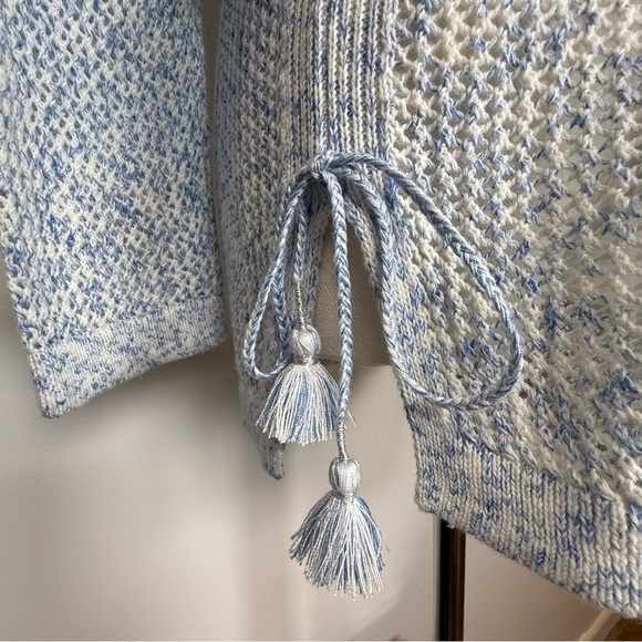 Talbots 100% Pima Cotton Loose Knit Lightweight V-Neck Sweater Women’s Size XS - Picture 6 of 8